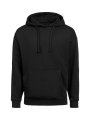 Heren Hooded Sweater Clique Loose Fit Zwart